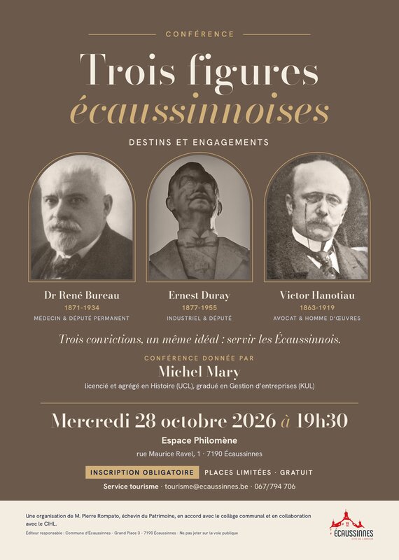 Conférences Le docteur Bureau, Ernest Duray Victor Hanotiau