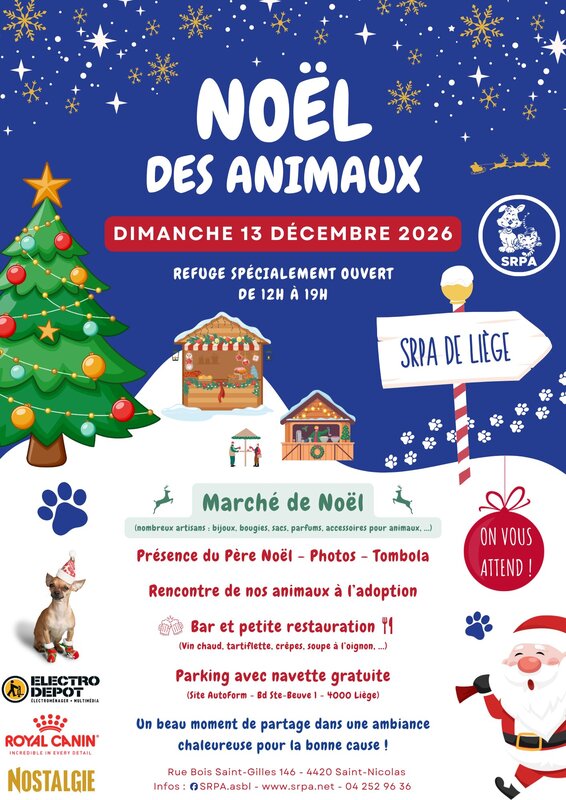 Marchés de Noël Noël Animaux