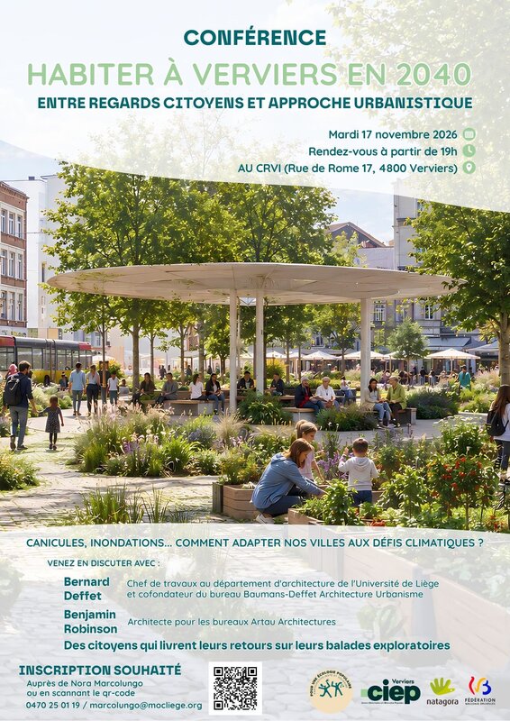 Conférences Habiter 2040 : Entre regards citoyens approche urbanistique
