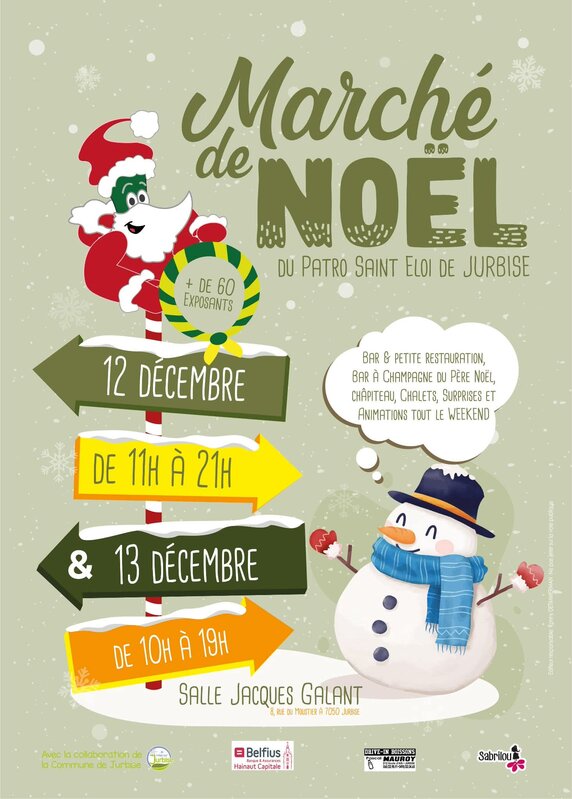 Marchés de Noël Marché Noël Patro Saint-Eloi Jurbise