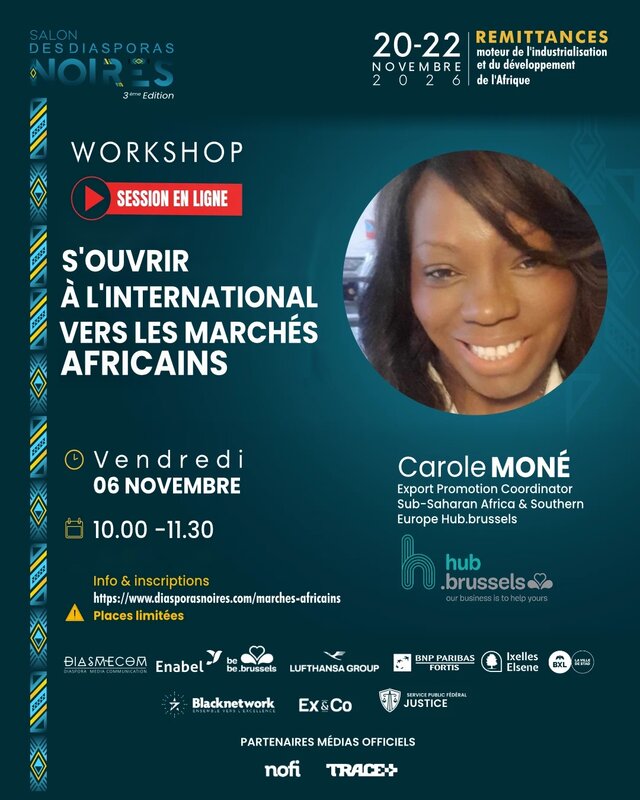 Conférences Workshop ligne : s ouvrir l international vers marchés africains