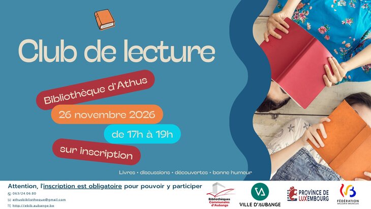 Loisirs Club lecture la bibliothèque d Athus