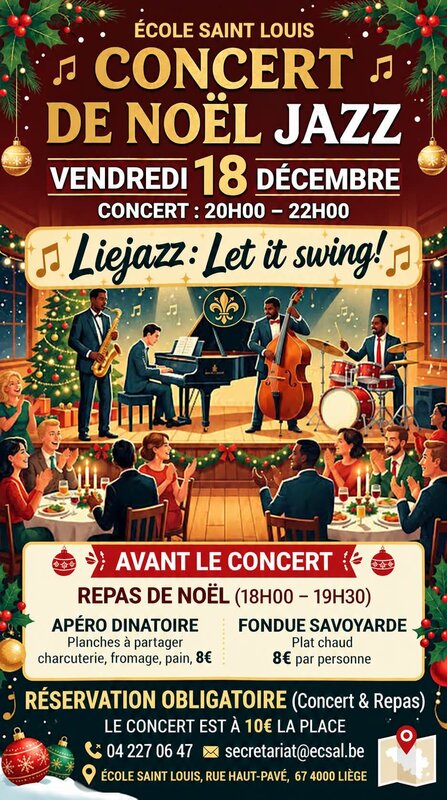 Concerts Concert Noël Jazz