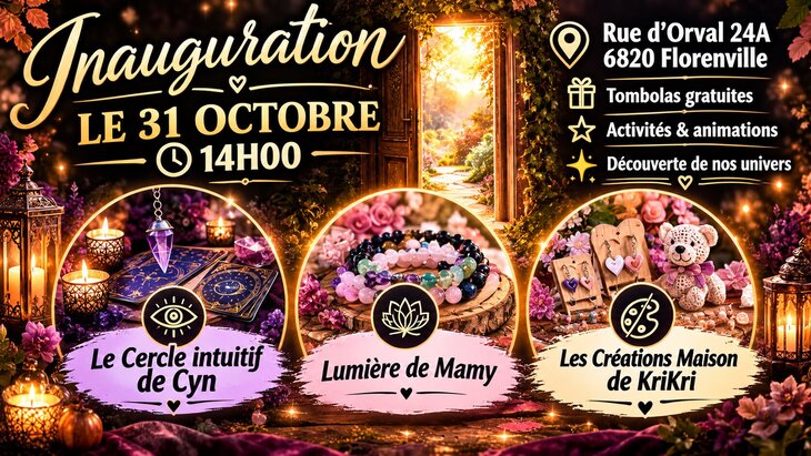 Loisirs Inauguration - éclat d âme & créations