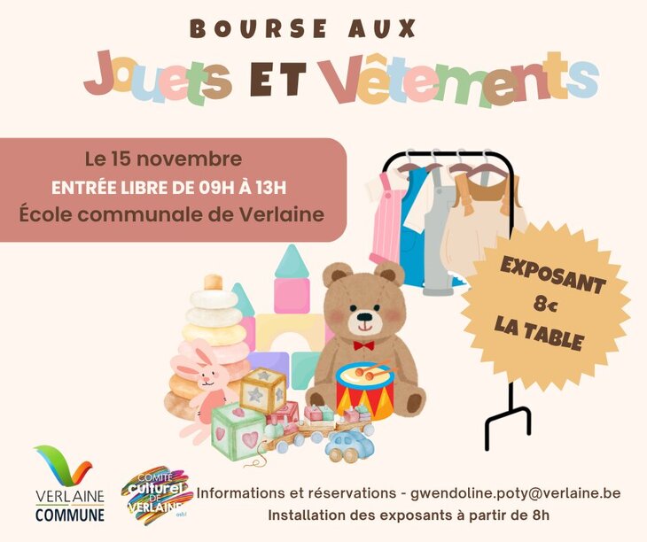Loisirs Bourse jouets vêtements