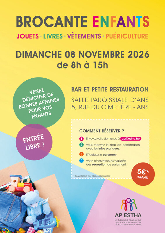 Loisirs Brocante enfants à ans)