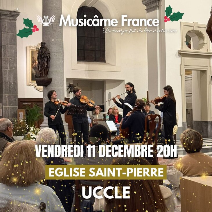Concerts Concert Noël: Tchaikovsky, Williams, Vivaldi, Pachelbel, Corelli, Monti