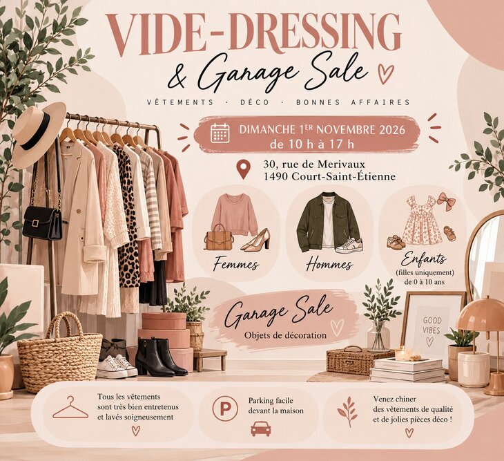  Vide dressing Garage Sale