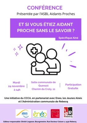Conférences Et vous étiez aidant proche sans savoir ?