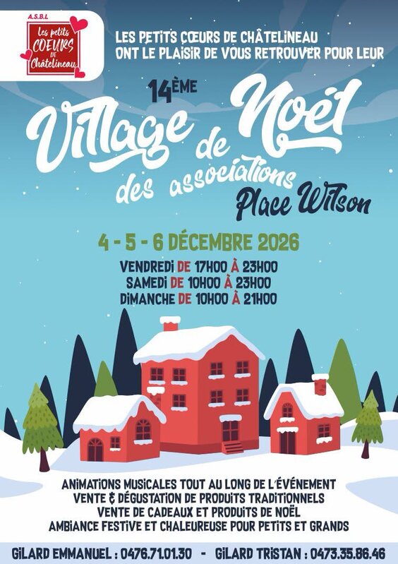 Marchés de Noël 14éme Village Noël associatifs