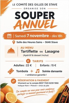 Soirées Souper annuel Gilles