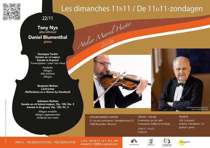 Concerts Tony et Daniel Blumenthal concert