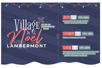Marchés de Noël Village Noël Lambermont