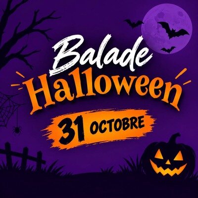 Loisirs Balade Halloween Rivière