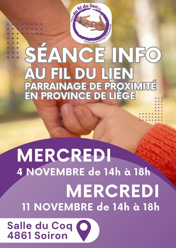 Conférences Séance info - parrainage proximité